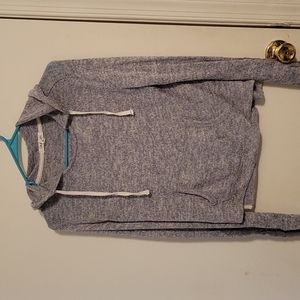 Thin cropped hoodie